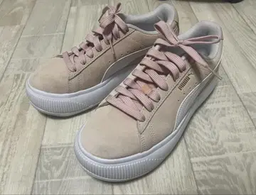 푸마 푸마 스니커즈 여성용 스웨이드 마유 23.5cm 핑크