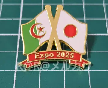 만박 알제리관 핀 배지 국기 핀 배지 알제리 파빌리온