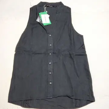 미사용 PENNYBLACK 린넨 슬리브리스 셔츠 원피스 튜닉
