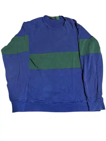 J.Crew 거인 택 네이비 보더 래글런 롱 T 90s