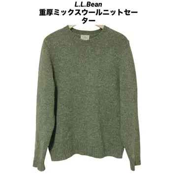 구제 의류 엘엘빈 L.L.Bean 중후 믹스 울 니트 스웨터