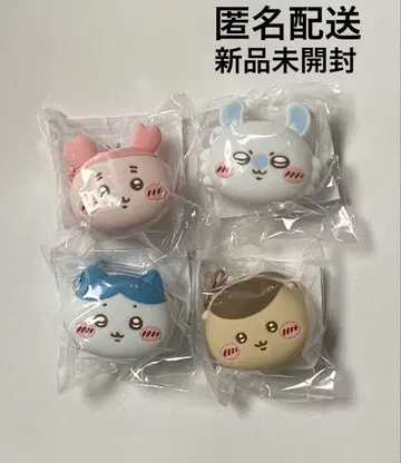 치이카와 (먼작귀) 얼굴 미니 실리콘 파우치 하치와레 모몽가 밤만주 게