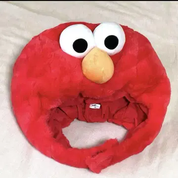 USJ 엘모 봉제 인형 햇 모자 팬캡 새상품급