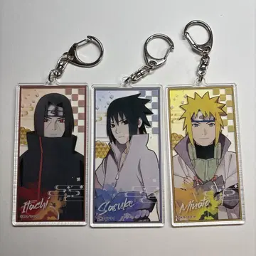 이타치 사스케 미나토 아크릴 키링 NARUTO 돌풍전