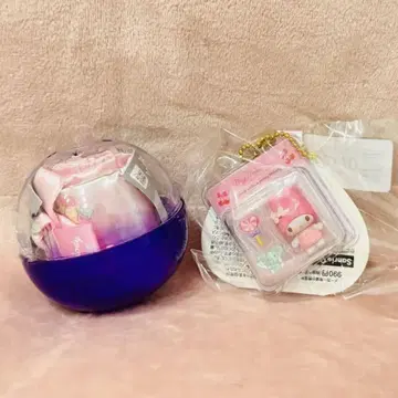 산리오 미니어처 패키지 참 마이멜로디 스트랩 파우치