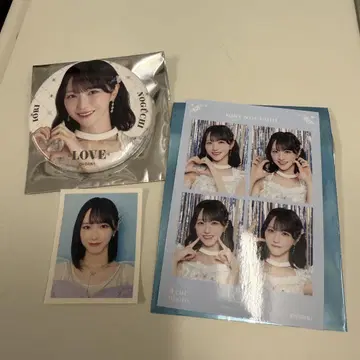노구치 이오리 4컷 캔뱃지 ID 사진 이코러브