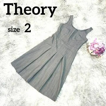 [ 새상품급 ] Theory 띠어리 원피스 슬리브리스 원피스 그레이 2