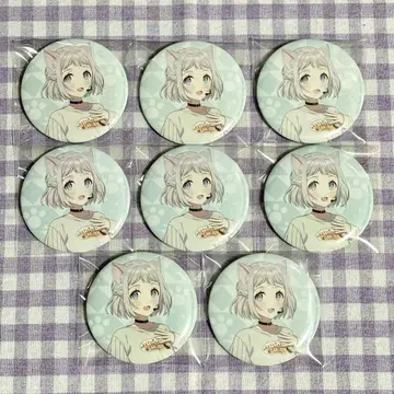 학원 아이돌 마스터 학마스 마네키네코 캔뱃지 카츠라기 리리야 8점