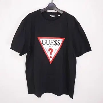 GUESS x AsapRocky 한정판 게스 블랙 T셔츠 L 반팔