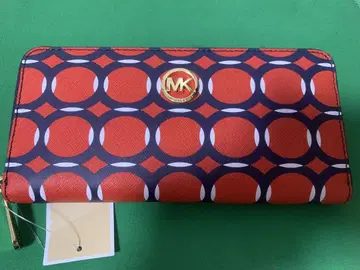 Michael Kors 장지갑 레드 네이비