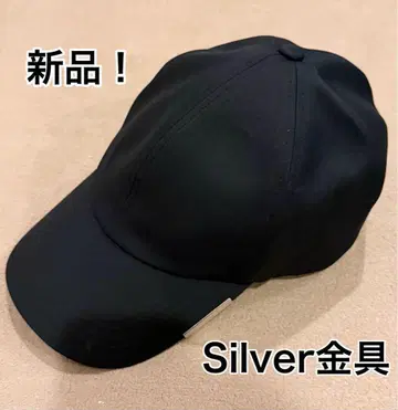 [새상품] 시이짱 완전 차광 발수 캡 블랙 실버 금장 장식