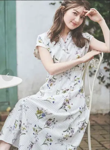 노엘라 원피스 꽃무늬 noela 화이트