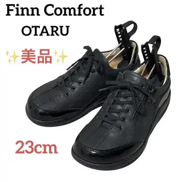 새상품급 Finn Comfort 핀 컴포트 OTARU 블랙 에나멜