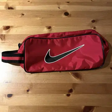 컨디션 최상 90s NIKE 신발 가방 슈즈 케이스 빨간색 빅 스우시