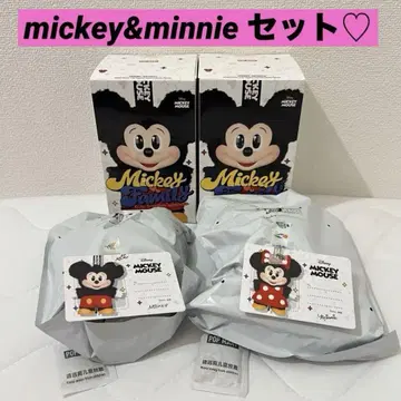 팝마트 미키 패밀리 미키 미니 키체인 봉제 인형