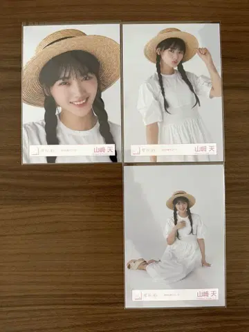 야마자키 텐 사쿠라자카46 브로마이드 2023년 연말 가창 의상 3종