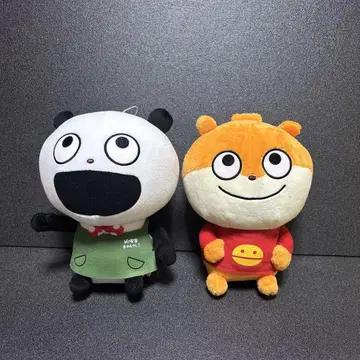 고키겐판다와 쿠마코쥐 봉제 인형 높이 약 25cm