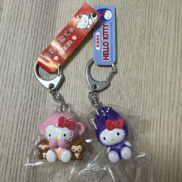 지역 한정 키티 도치기 닛코 나스 키링 세트 새상품