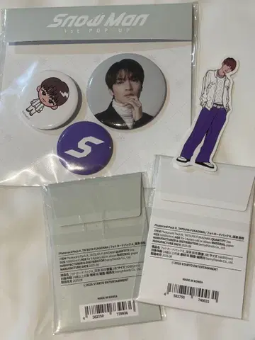 Snow Man 1st POP-UP 오리지널 굿즈 스노우맨