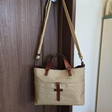 레쎄페르 LaisserFaire 소가죽 나일론 미니 토트 새상품급