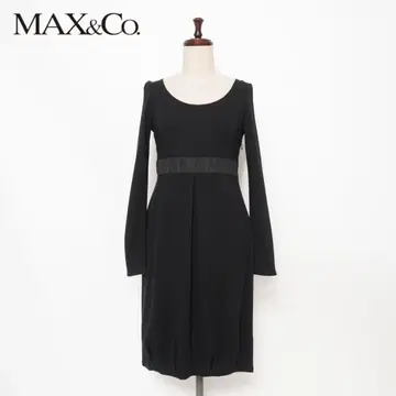 MAX&Co. 엠파이어 벌룬 원피스 블랙 사이즈 S*GD1137