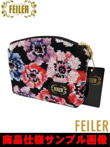 FEILER 레디 아네모네 블랙 파우치 S