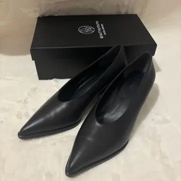 애로우즈 B&Y 스틸레토 펌프스 웨지솔 37H 24