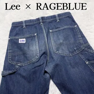 Lee x RAGEBLUE 콜라보 데님 팬츠 M 사이즈 일본제 페인터