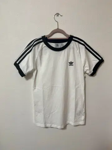 adidas 화이트 T셔츠 3라인