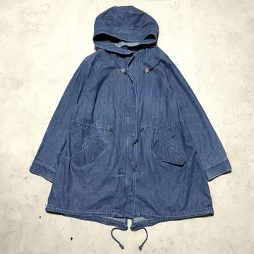 마운틴 파카 데님 빅 사이즈 4L 3XL 루즈핏 아웃도어