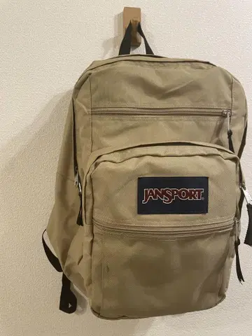 JANSPORT 베이지 백팩 3 포켓