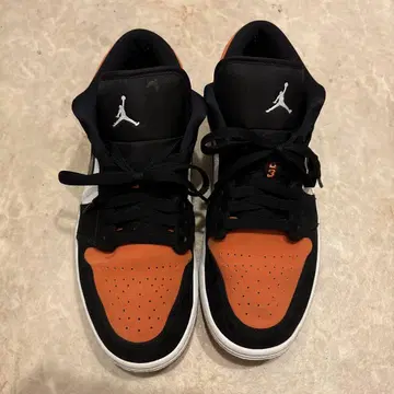 Jordan 스니커즈 US 9.5 오렌지/블랙
