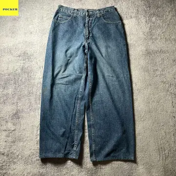 ANCHOR BLUE BEYOND BAGGY 데님 팬츠 W32 00s