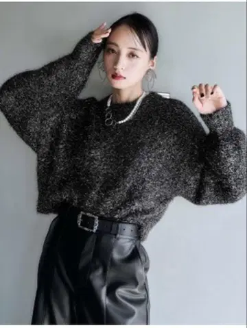 [ 새상품급 ] HARE 하레 라메 페더 니트 풀오버 가을 겨울 의류