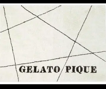 택 포함 새상품! gelato pique 젤라피케 로고 러그 매트