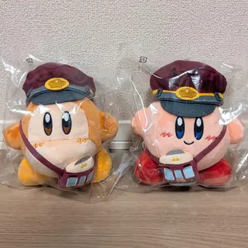 가격 인하 별의 커비 x 한큐 기차 봉제 인형 커비&와돌디