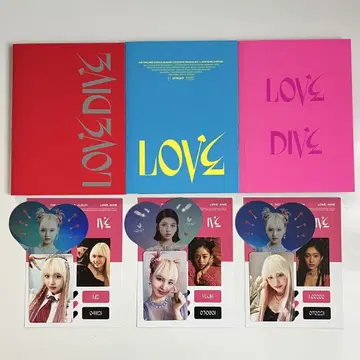 IVE LOVE DIVE 3가지 형태 앨범 리즈