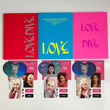 IVE LOVE DIVE 3가지 형태 앨범 리즈
