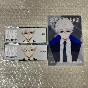 블루 록 나기 세이시로 베이스 야드 도쿄 클리어 카드 롱 캔뱃지