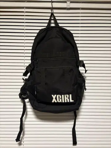 XGIRL 블랙 백팩 백팩