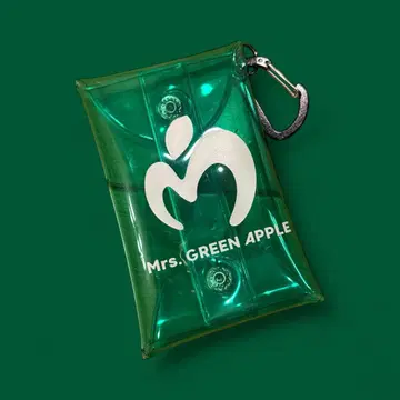 Mrs. GREEN APPLE 카드 소품함 투명 그린