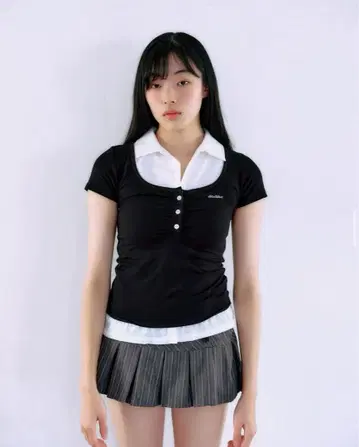 fcmm 셔츠 S/S 티셔츠 블랙