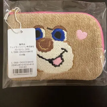 페이러 도업 테디걸 L자 파우치 새상품