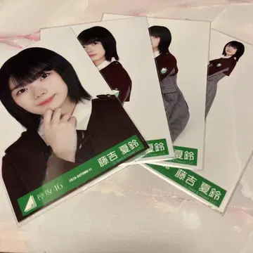 사쿠라자카46 케야키자카46 후지요시 카린 브로마이드 2인 세존