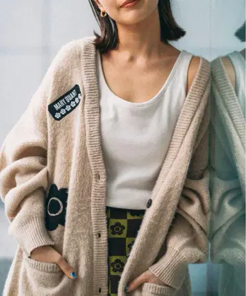 마리콴트 가디건 럭스 베이지 인기 완판템 가디건