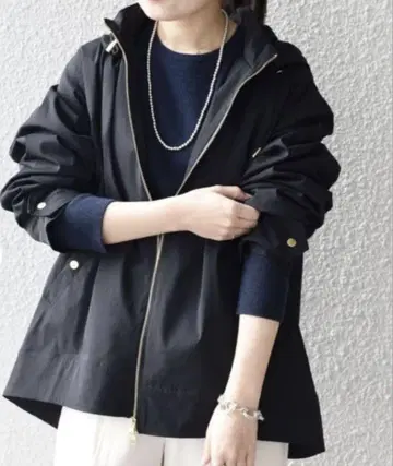 SHIPS LIMONTA EAST 스트레치 마운틴 후드티 네이비