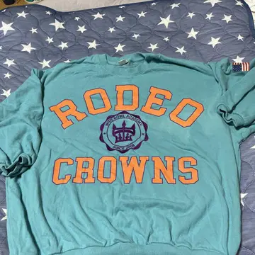 RODEO CROWNS 터콰이즈 트레이닝복 프리 사이즈