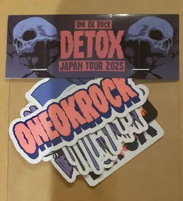 ONE OK ROCK DETOX 스티커 세트