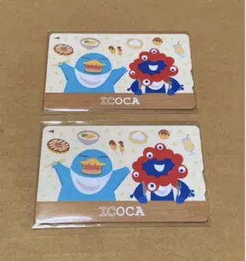오사카 간사이 만박 한정판 디자인 ICOCA 카드