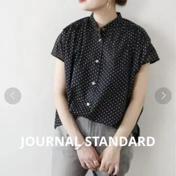 JOURNAL STANDARD 80 로운 개더 셔츠 도트